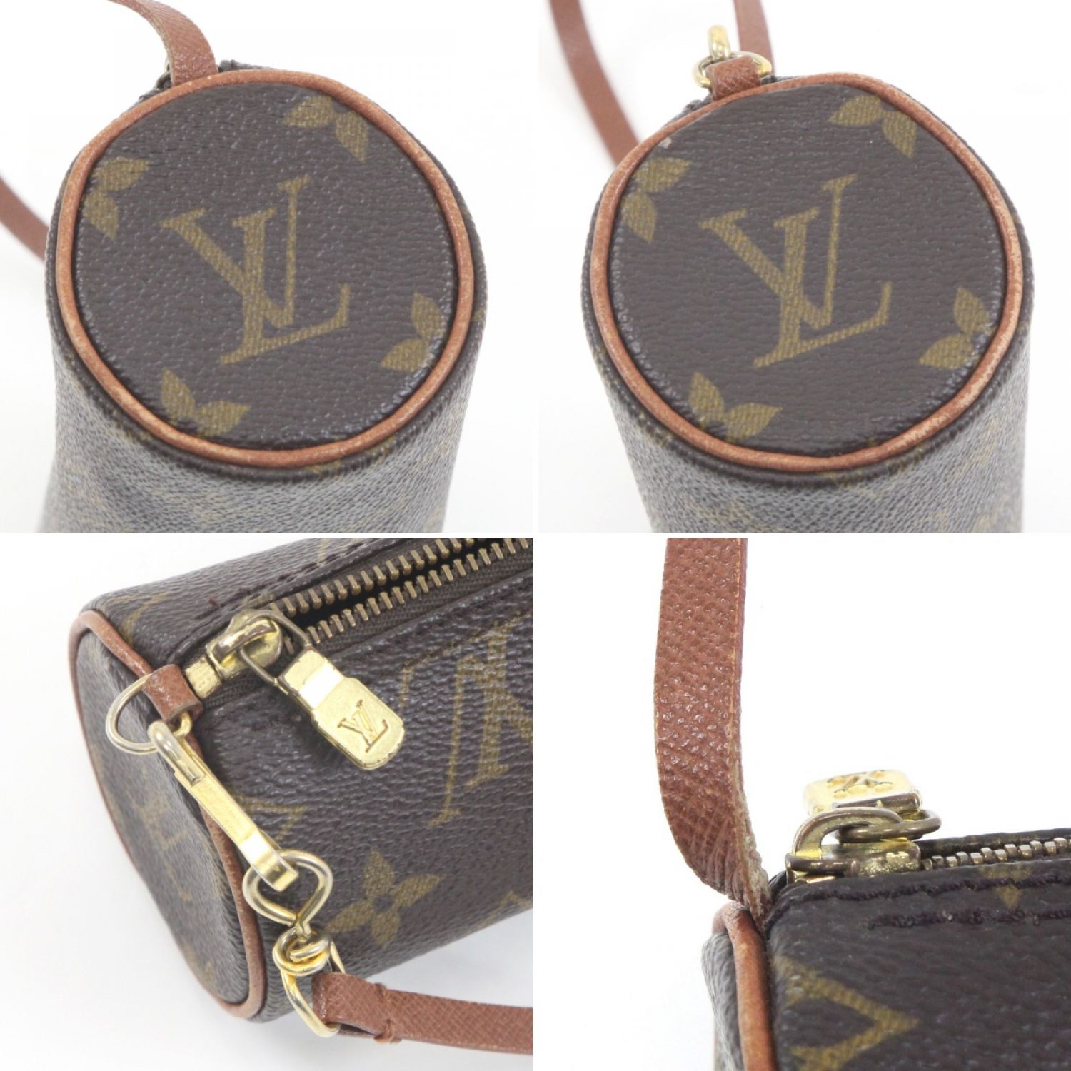 中古】 LOUIS VUITTON ルイヴィトン モノグラム パピヨンGM ポーチ付