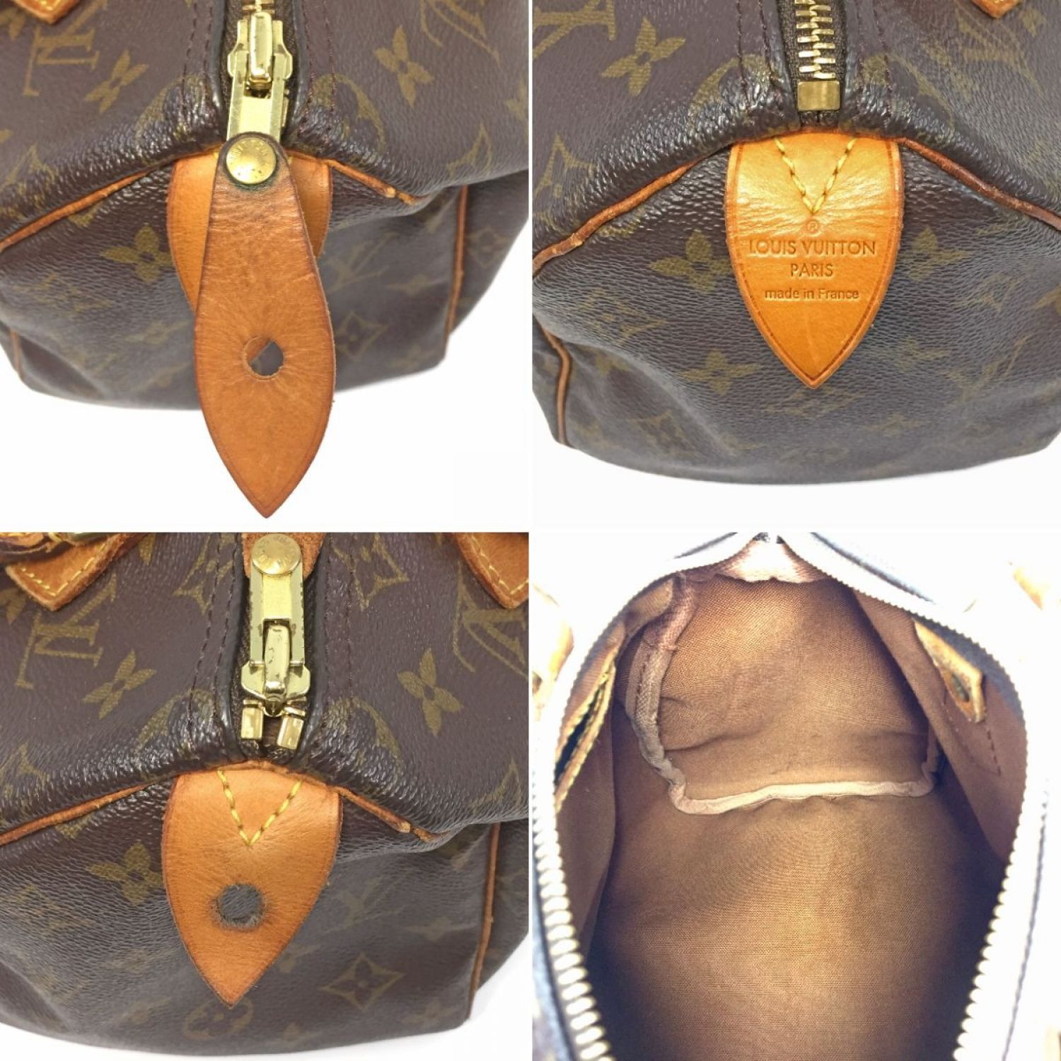 中古】 LOUIS VUITTON ルイヴィトン モノグラム スピーディ25 M41528