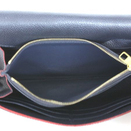  LOUIS VUITTON ルイヴィトン モノグラムアンプラント ポルトフォイユサラ マリーヌルージュ 長財布 M62125 ネイビー
