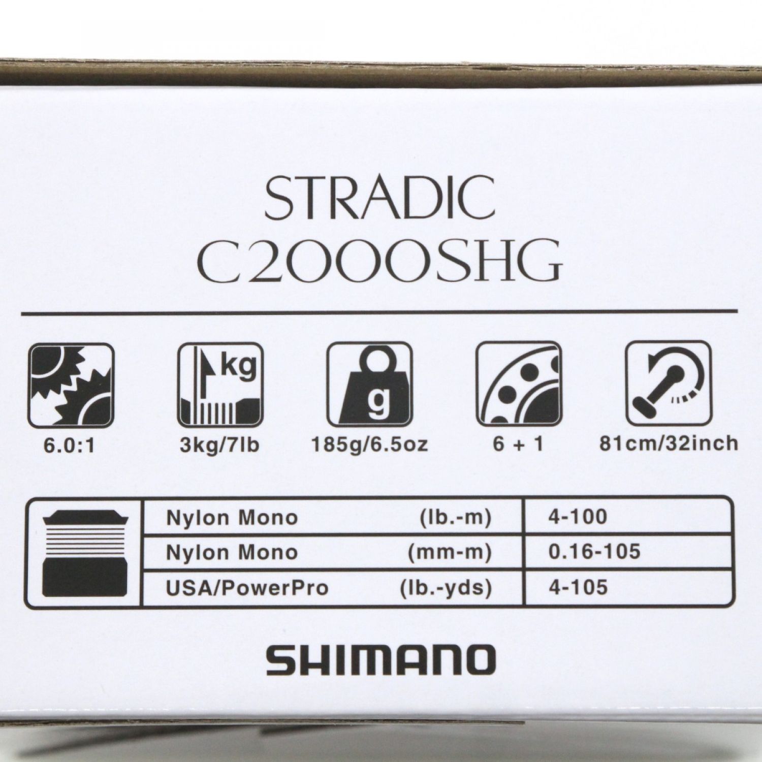 中古】 SHIMANO シマノ 19ストラディックC2000SHG STRADIC C2000SHG