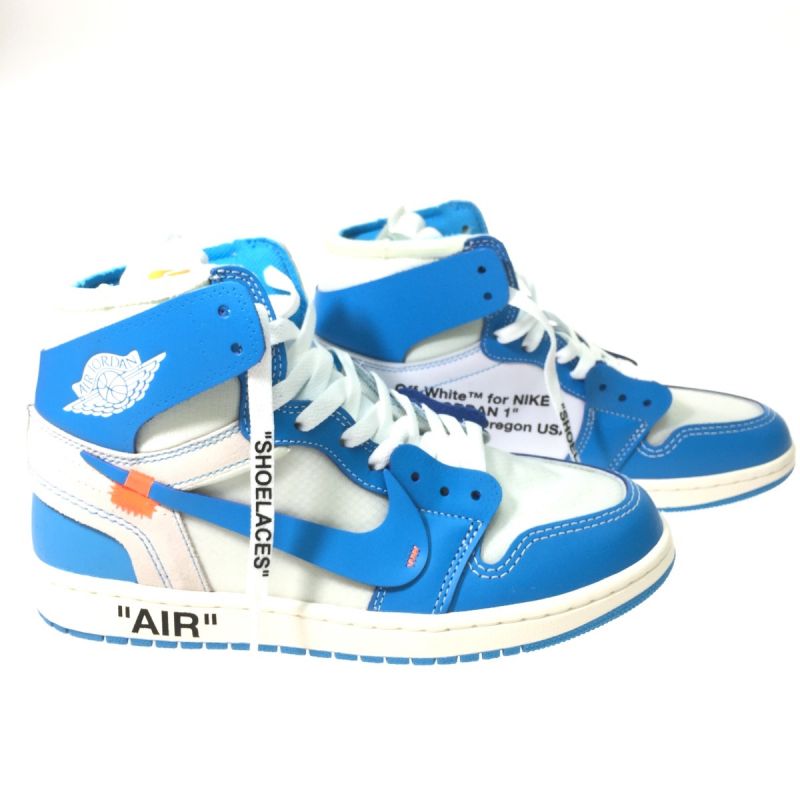 中古】 NIKE ナイキ AIR JORDAN 1 × OFF-WHITE NRG エアジョーダン1 