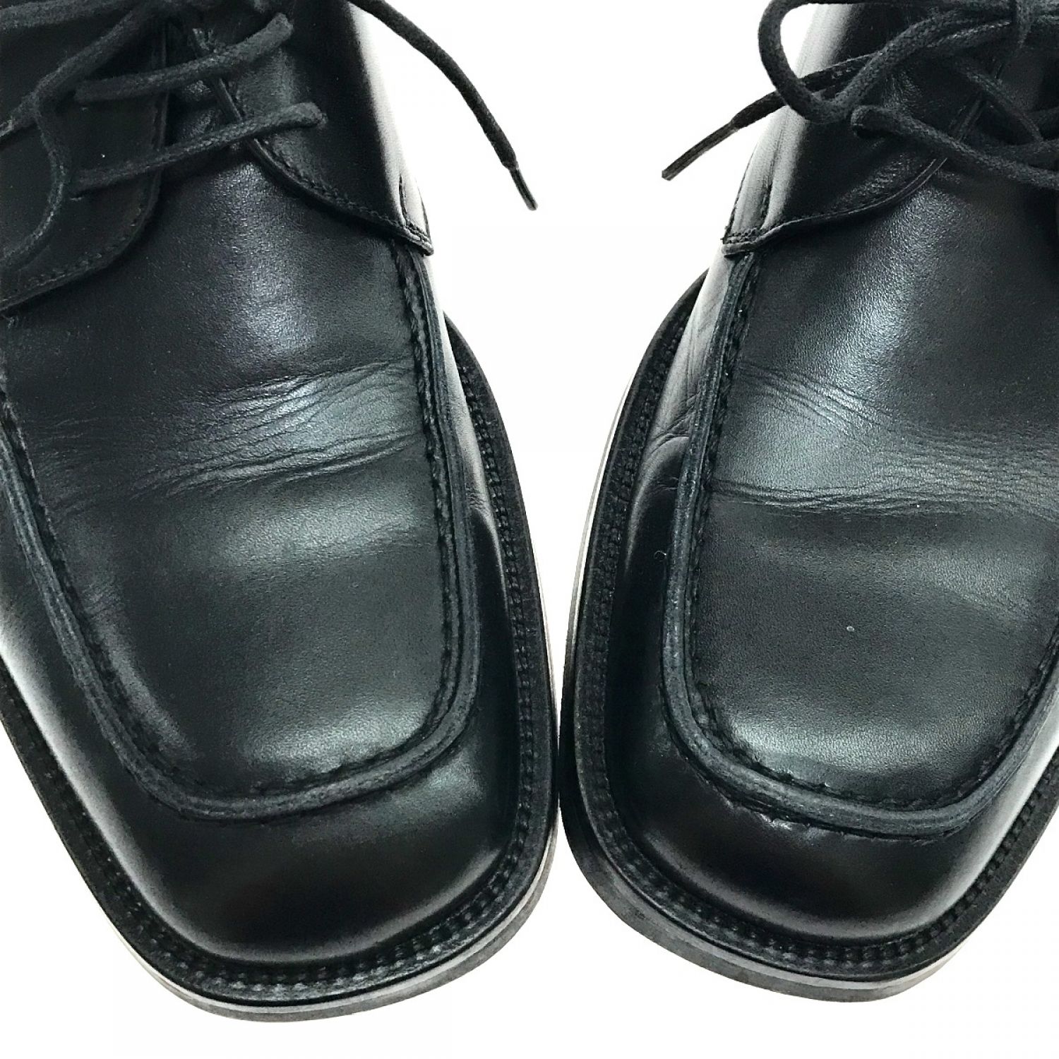 中古】 GUCCI グッチ ビジネスシューズ メンズ ブラック size4 25.0cm