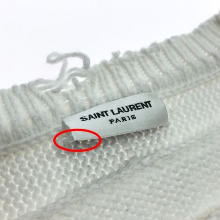  SAINT LAURENT(Yves Saint Laurent) セーター SIZE M ホワイト