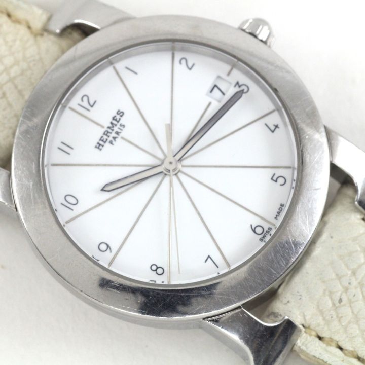 合馬 HERMES エルメス HR1.510 Hウォッチ ロンド 腕時計 合馬様専用 HERMES エルメス HR1.510 Hウォッチ ロンド 腕時計