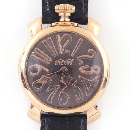  GAGA MILANO ガガミラノ マニュアーレ40 ユニセックス 腕時計 5221
