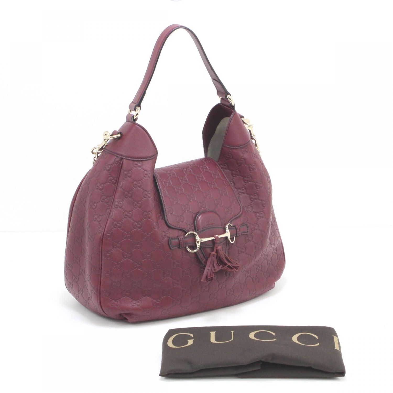 中古】 GUCCI グッチ グッチシマ EMILY ショルダーバッグ 322226