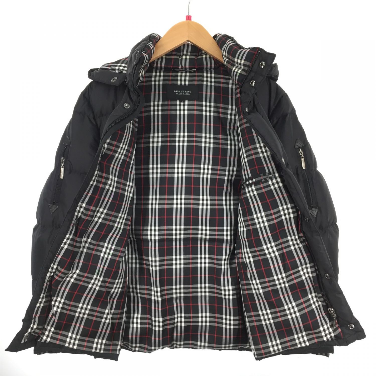 中古】 BURBERRY BLACK LABEL バーバリーブラックレーベル ダウン