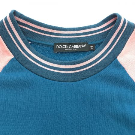  DOLCE & GABBANA ドルチェアンドガッバーナ レディース スウェット  SIZE 46 ピンク×ブルー