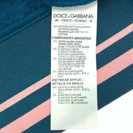  DOLCE & GABBANA ドルチェアンドガッバーナ レディース スウェット  SIZE 46 ピンク×ブルー