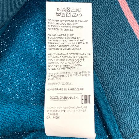  DOLCE & GABBANA ドルチェアンドガッバーナ レディース スウェット  SIZE 46 ピンク×ブルー
