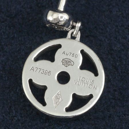  LOUIS VUITTON ルイヴィトン ダイヤモンド ピュスモノグラムイディール ピアス 18K Au750