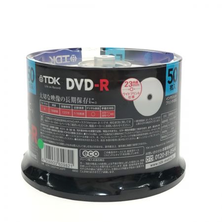  TDK 録画用DVD-R デジタル放送対応(CPRM) 1-16倍速 録画用120分 インクジェットプリンタ対応 50枚入 GDR-120DPWC50PF