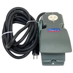 ЗЗ Ogura 100V パンチャー用フットスイッチ 9001080 グリーン Bランク