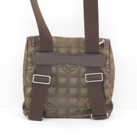  CHANEL シャネル ニュートラベルライン ショルダーバッグ ブラウン