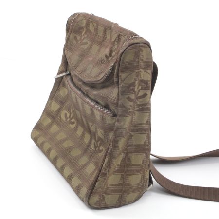  CHANEL シャネル ニュートラベルライン ショルダーバッグ ブラウン