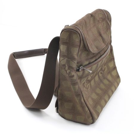  CHANEL シャネル ニュートラベルライン ショルダーバッグ ブラウン