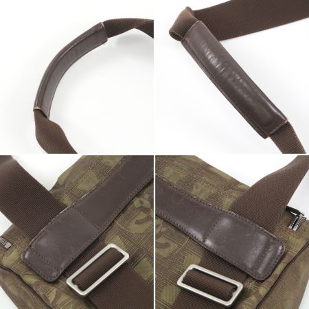  CHANEL シャネル ニュートラベルライン ショルダーバッグ ブラウン