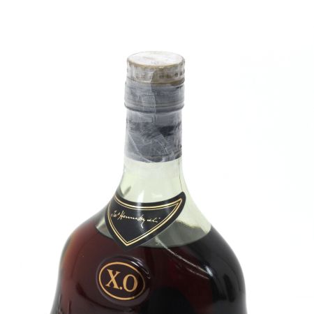 Hennessy ヘネシー コニャック X.O グリーンボトル 金キャップ 40度 700ml 目減り有 未開栓