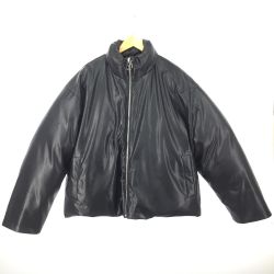 $$ OY オーワイ ビーガンPUパディング  中綿ジャケット ブラック size1 Bランク