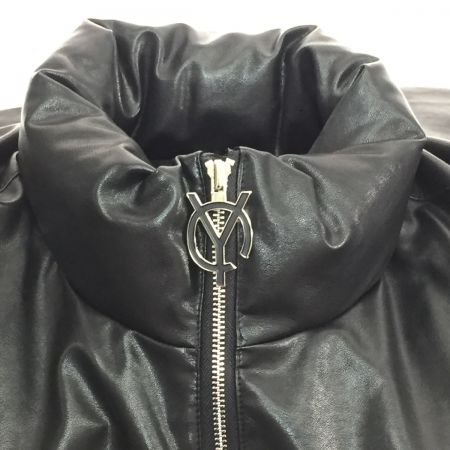  OY オーワイ ビーガンPUパディング  中綿ジャケット ブラック size1