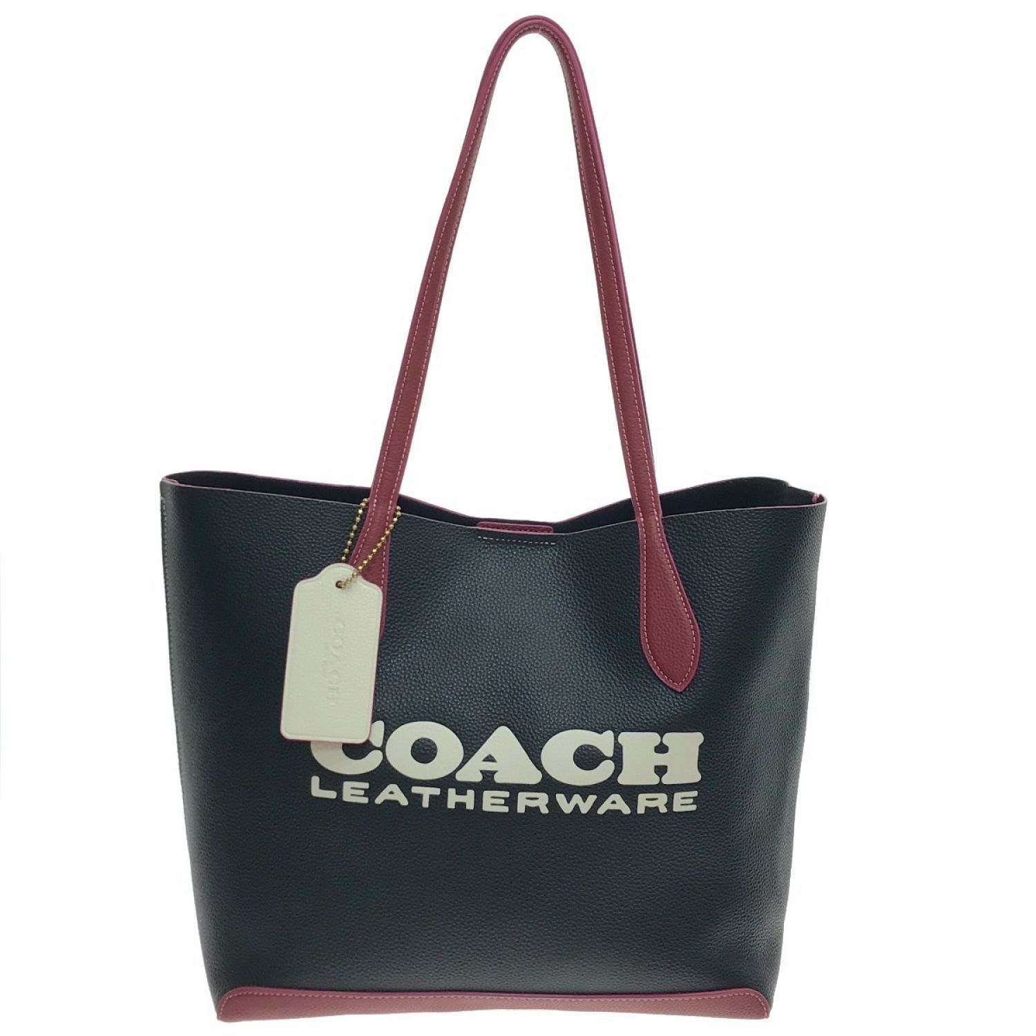 coach コーチ トートバッグ ブラック レッド-