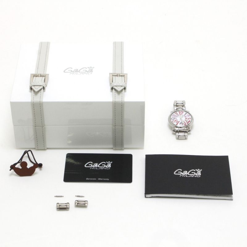 中古】 GAGA MILANO ガガミラノ レディースクォーツ 腕時計 6020｜総合