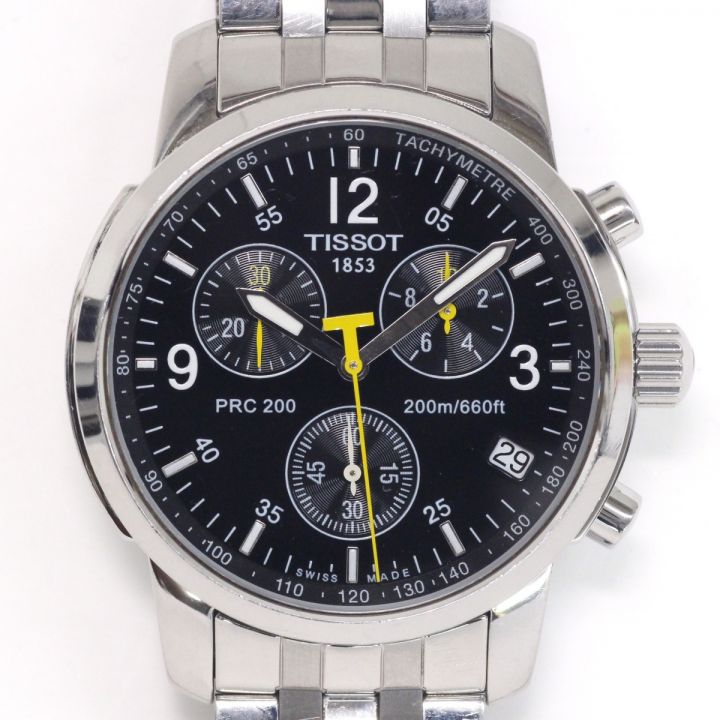 TISSOT ティソ クロノグラフ メンズ腕時計 PRC200 TKM-JA-17902｜中古｜なんでもリサイクルビッグバン