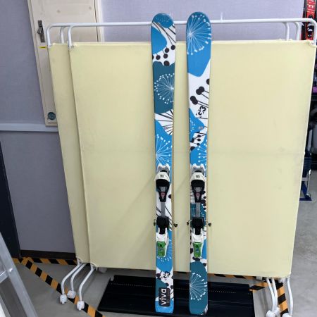 G3 ジースリー スキー カービングスキー レディース 166cm ホワイト×ブルー VIVA/DIAMIR金具付