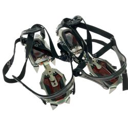 $$ Black Diamond ブラックダイアモンド 10本爪アイゼン コンタクトストラップ ブラック×オレンジ  Aランク