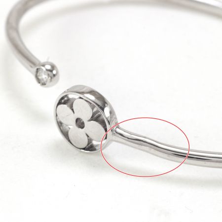  LOUIS VUITTON ルイヴィトン ブレスレット ツイスト ブロッサム ホワイトゴールド×ダイヤモンド サイズS(15cm)