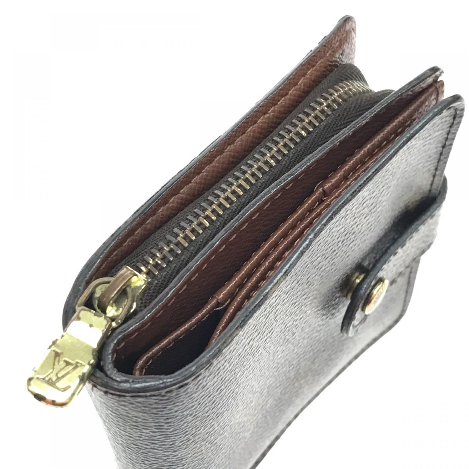 中古】 LOUIS VUITTON ルイヴィトン モノグラム コンパクトジップ