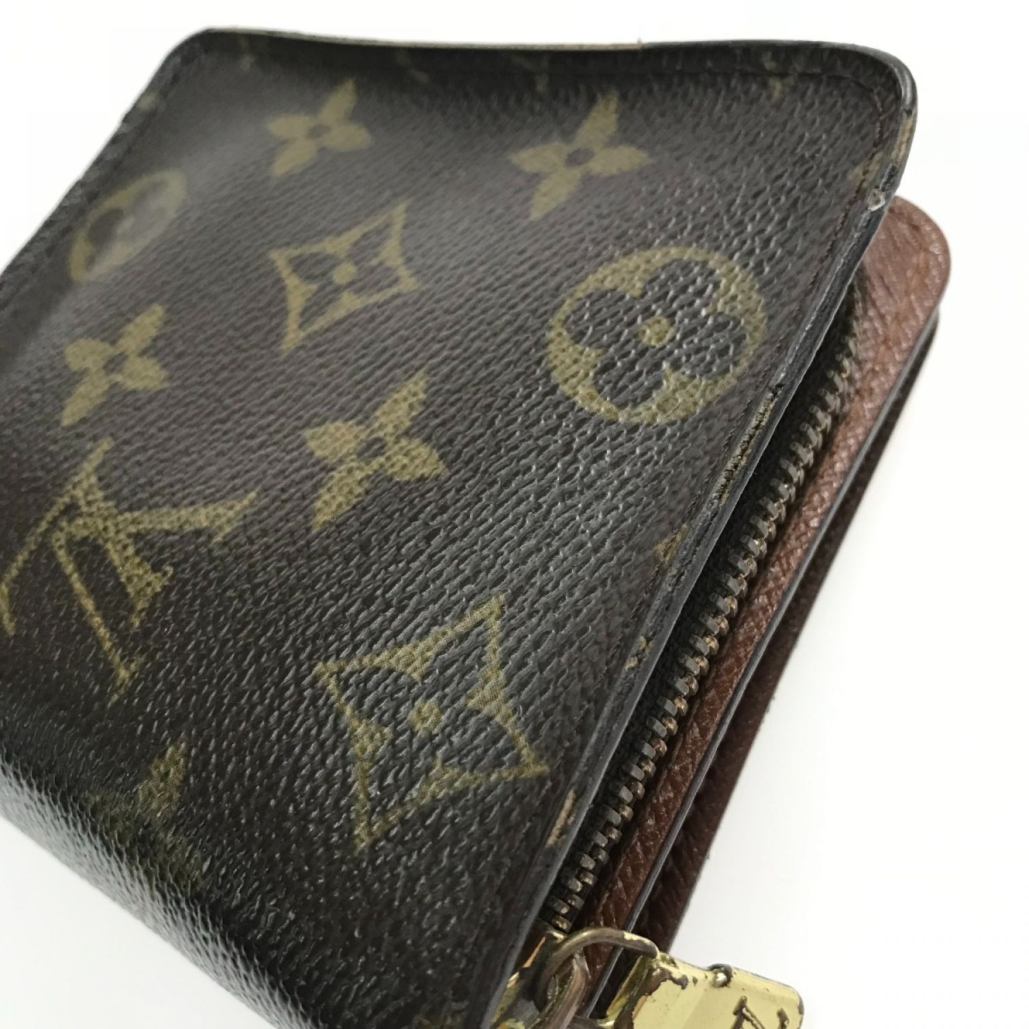 中古】 LOUIS VUITTON ルイヴィトン モノグラム コンパクトジップ