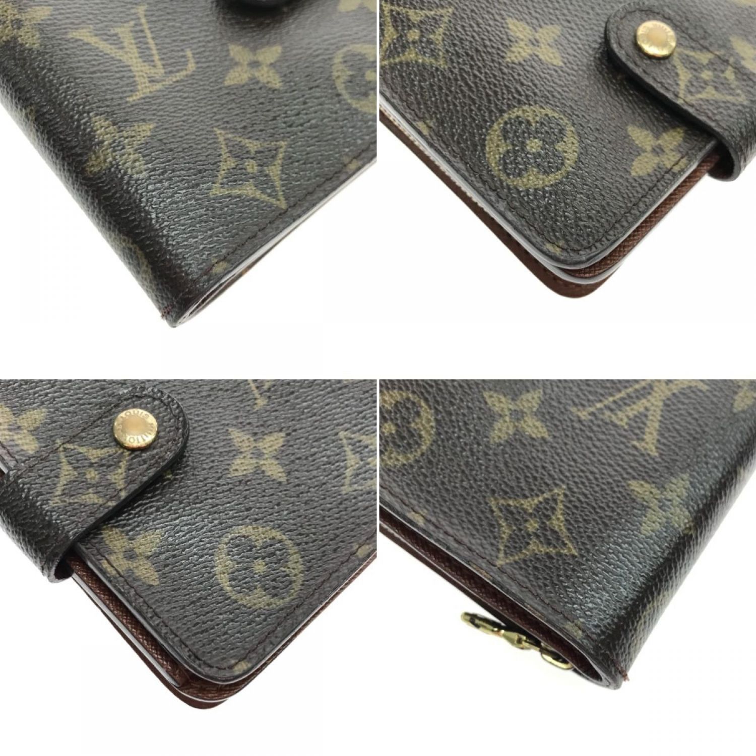 中古】 LOUIS VUITTON ルイヴィトン モノグラム コンパクトジップ