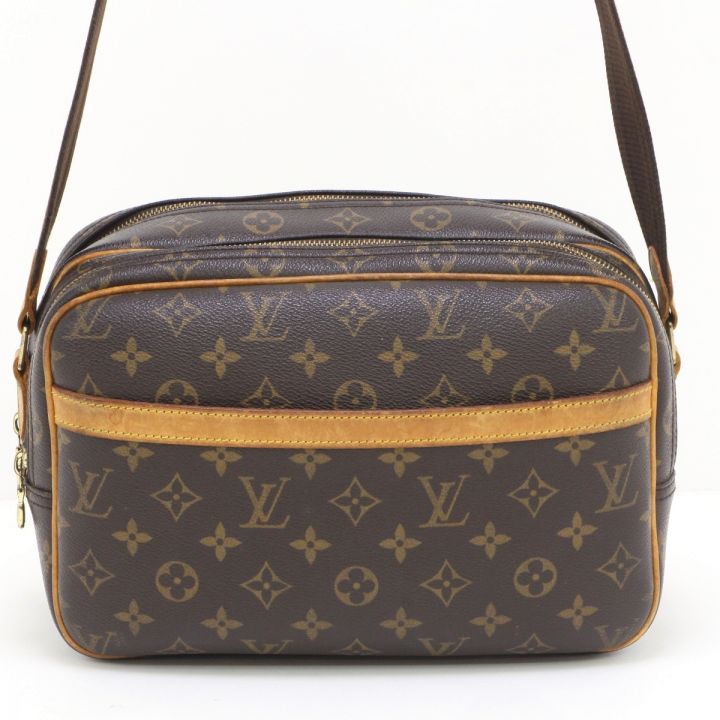 LOUIS VUITTON ルイヴィトン モノグラム リポーターPM ショルダーバッグ M45254 ブラウン｜中古｜なんでもリサイクルビッグバン