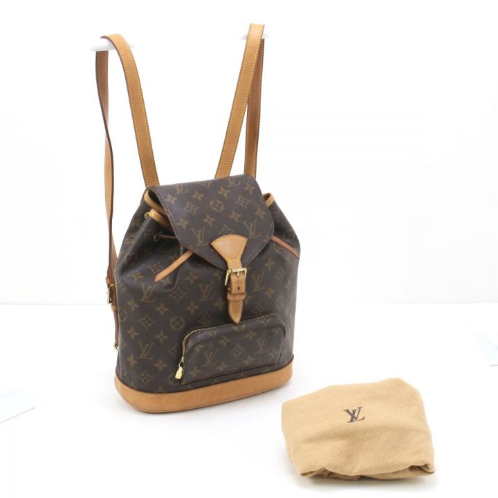 LOUIS VUITTON ルイヴィトン モノグラム ミニ・モンスリ M51137 ブラウン｜中古｜なんでもリサイクルビッグバン