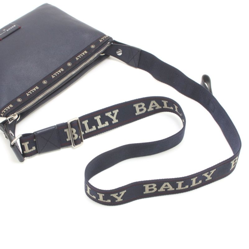 中古】 BALLY バリー ショルダーバッグ サコッシュ ネイビー｜総合 