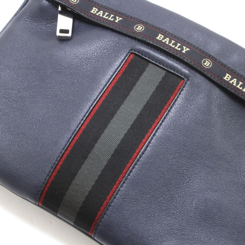 中古】 BALLY バリー ショルダーバッグ サコッシュ ネイビー｜総合 