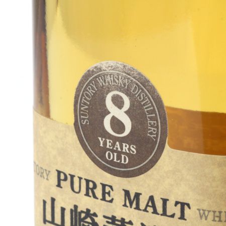 【北海道内限定発送】 SUNTORY サントリー ピュアモルト 山崎蒸溜所 8年原酒 パンチョン樽貯蔵 150ml 40度 未開栓