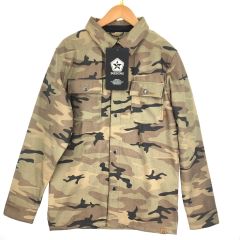  SESSIONS セッションズ スノボウェア ポンデットフリース カモフラ STEADFAST SHIRT / MEN'S ＳM カーキ Sランク