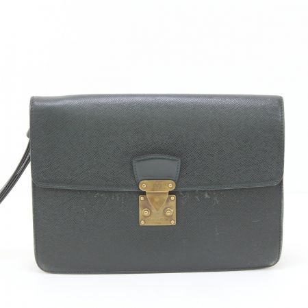 中古】 LOUIS VUITTON ルイヴィトン タイガ セカンドバッグ グリーン