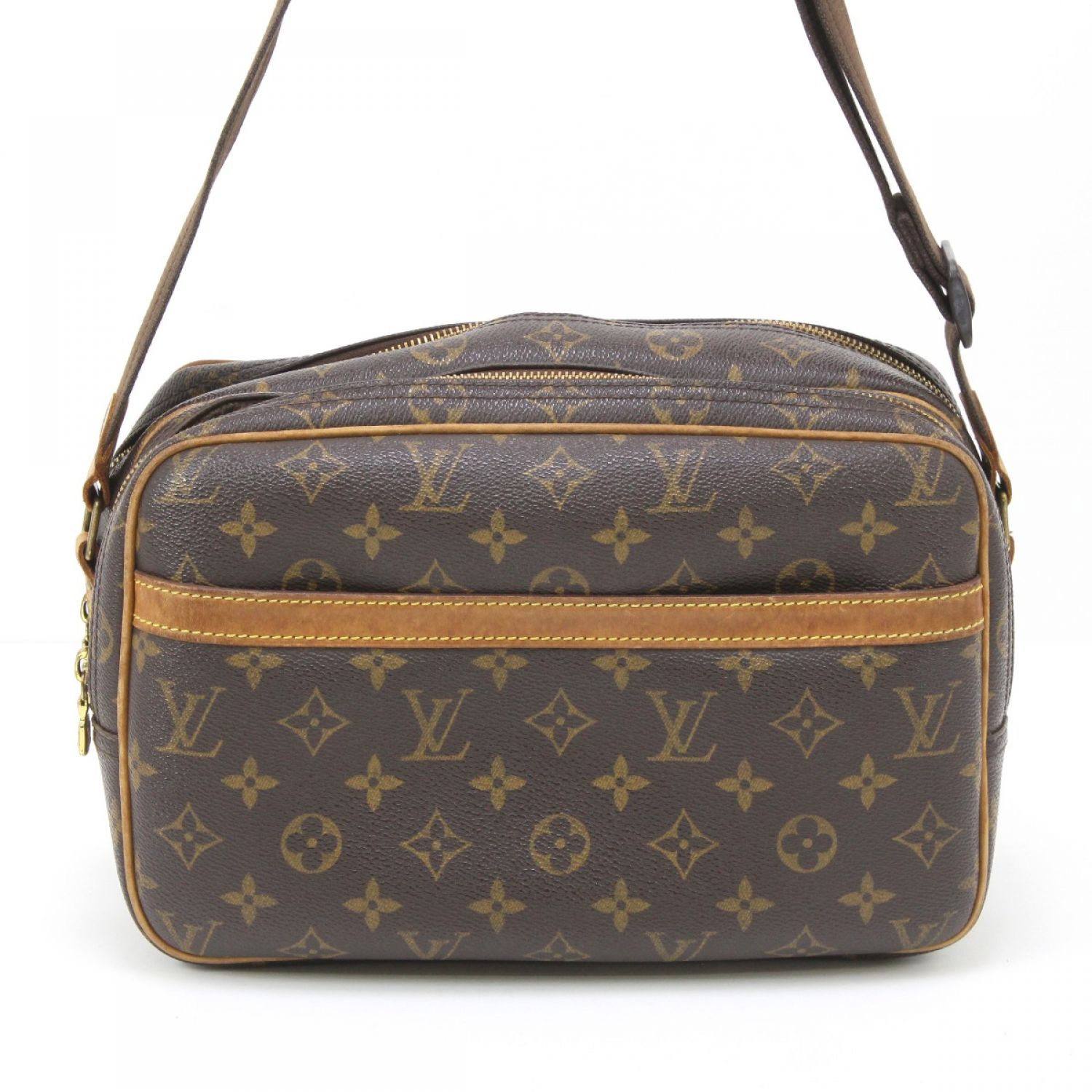 中古】 LOUIS VUITTON ルイヴィトン モノグラム リポーターPM