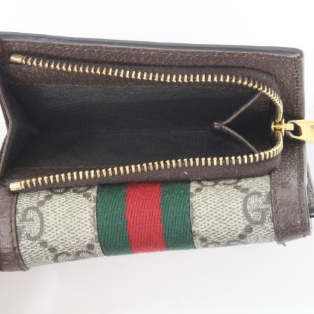  GUCCI グッチ GG オフディア 三つ折りウォレット  財布 644334 ブラウン
