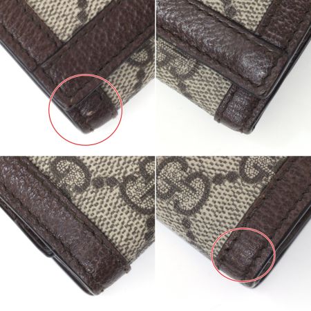  GUCCI グッチ GG オフディア 三つ折りウォレット  財布 644334 ブラウン