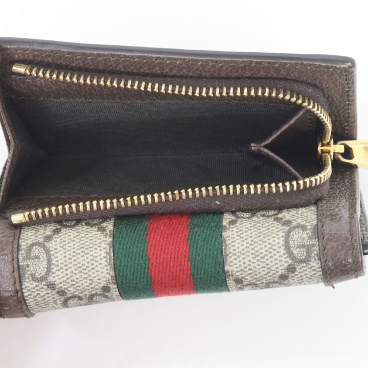 GUCCI グッチ GG オフディア 三つ折りウォレット 財布 644334 GUCCI グッチ GG オフディア 三つ折りウォレット 財布 644334
