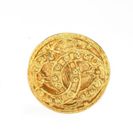  CHANEL シャネル  ラウンドココマーク  ゴールド