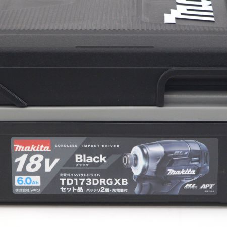  MAKITA マキタ インパクトドライバ TD173DRGXB ブラック