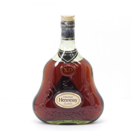  Hennessy ヘネシー コニャック X.O グリーンボトル 金キャップ 40度 700ml 未開栓