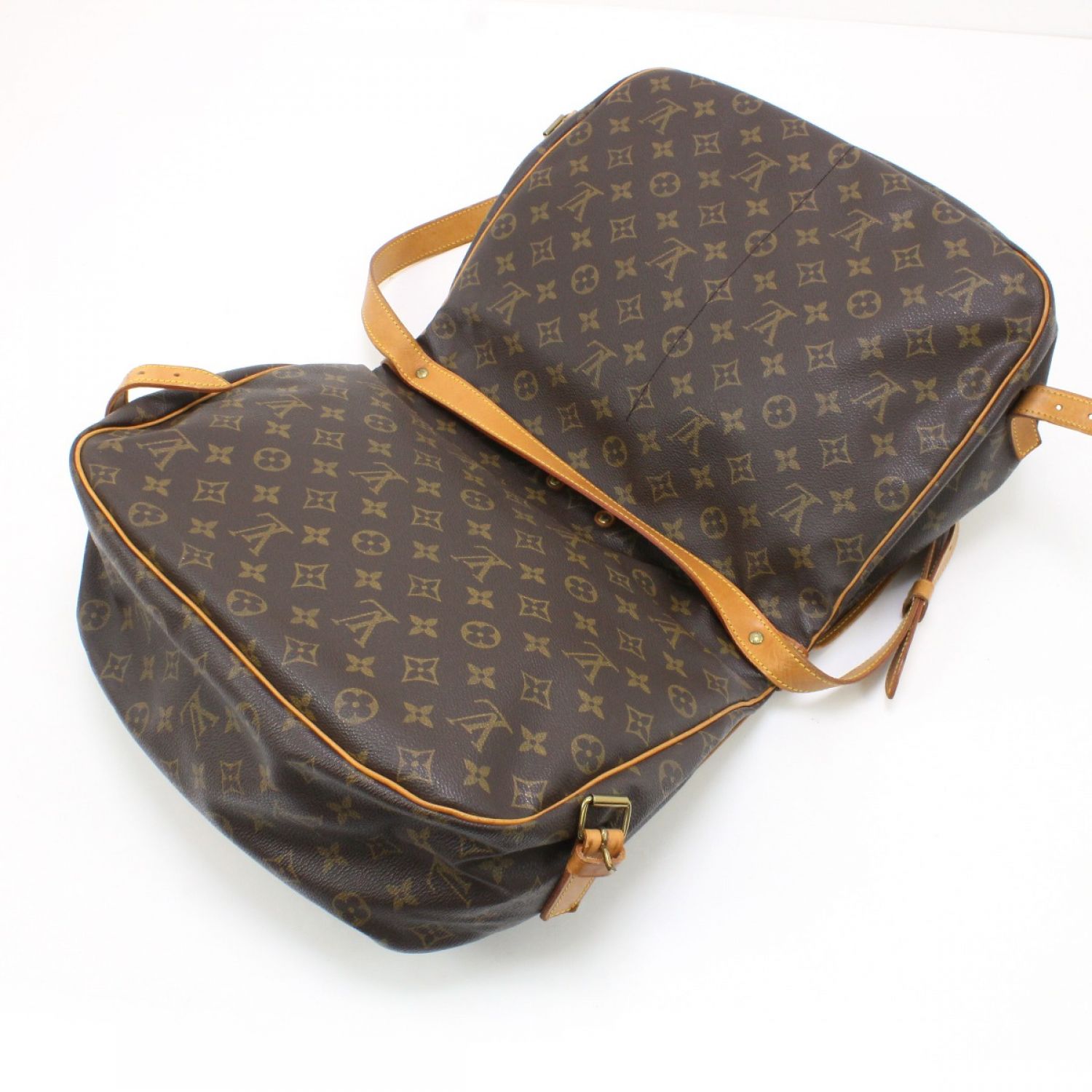 中古】 LOUIS VUITTON ルイヴィトン モノグラム ソミュール35