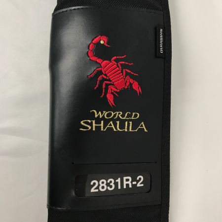  SHIMANO シマノ ルアーロッド WORLD SHAULA 2831R-2 キズ有 ガイドスレッド複数箇所にクラックあり