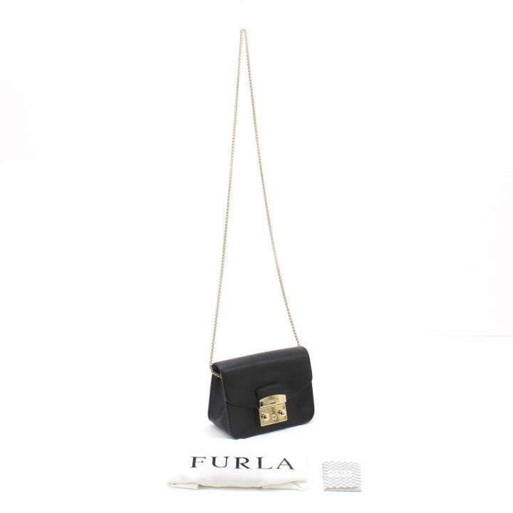 FURLA フルラ ショルダーバッグ 265332/G6400/B5 ブラック｜中古｜なんでもリサイクルビッグバン